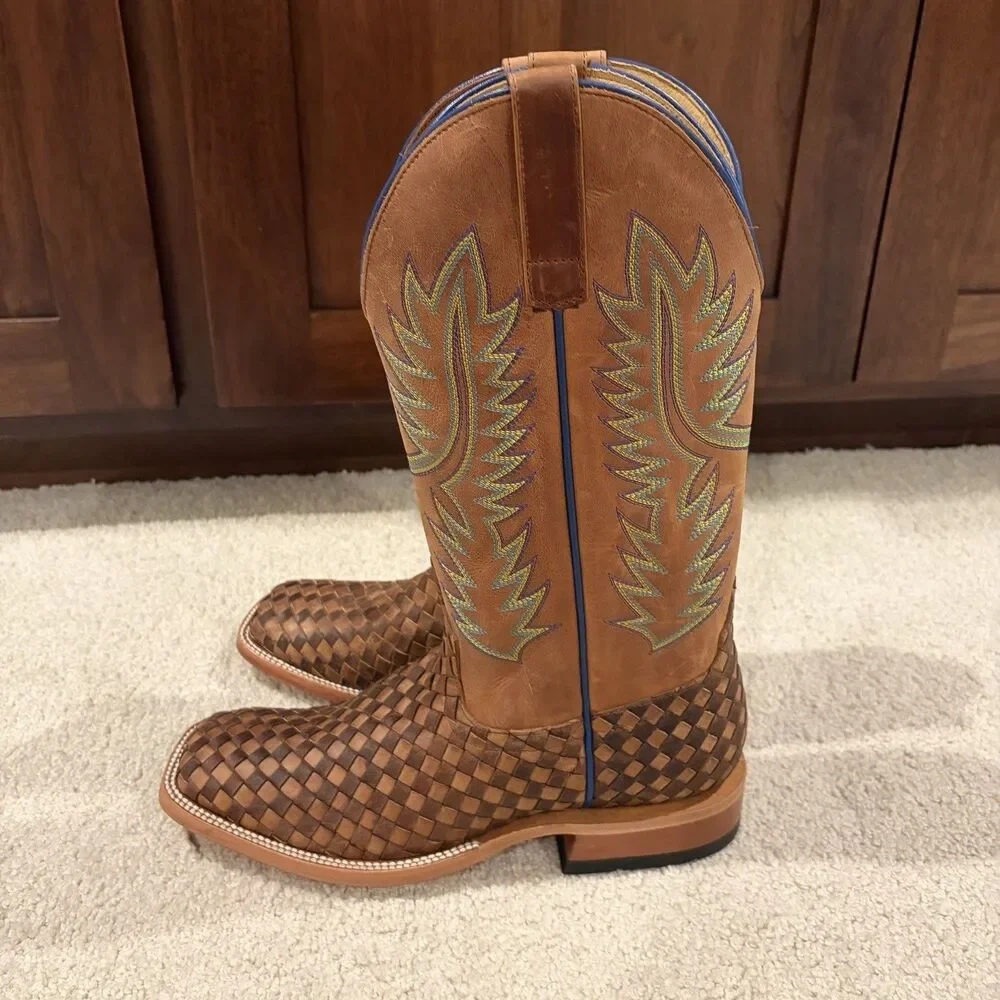 Try On Demo Horse Power Men’s Unbeweavable Western Boots Leather HP1758 Size 9.5